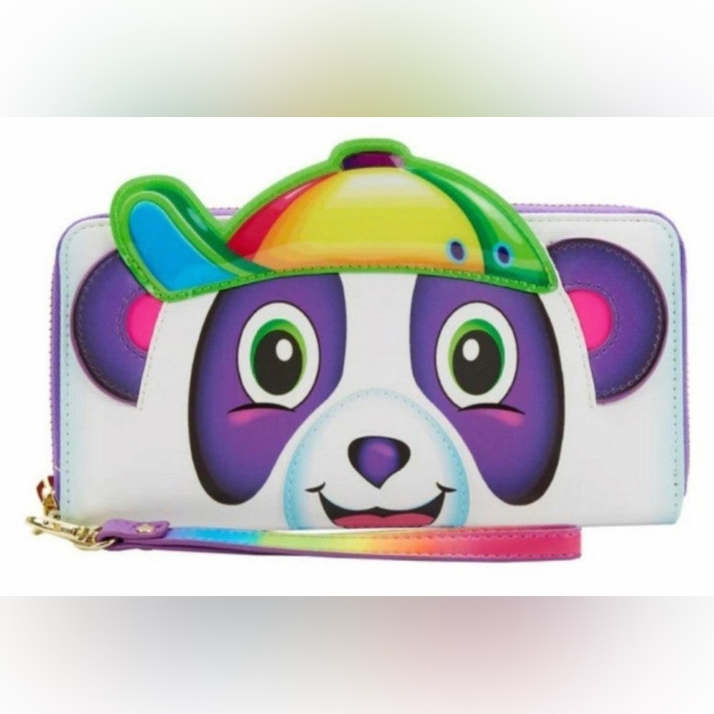 Lisa Frank panda painter wallet